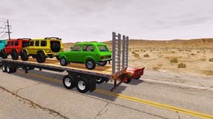 КрашТЕСТ Драйв BeamNG.drive  - испытание машин на дороге! Встреча  препядствий на дороге! Машины и Г