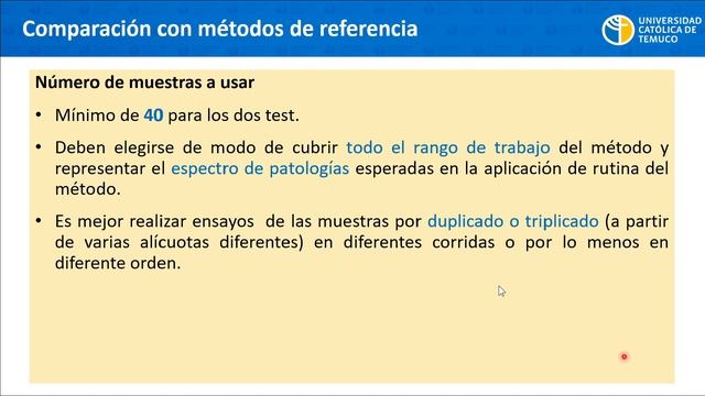 Evaluación y validación de Métodos en el laboratorio Clínico 2 Validación Analítica 2 смотреть онлайн