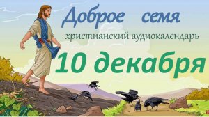 10 декабря "Доброе семя", христианский  аудио-календарь на каждый день