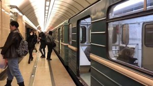 81-717/714.5М, 81-714.5М Перекраска Московский транспорт и 81-714.5 На станции Трубная