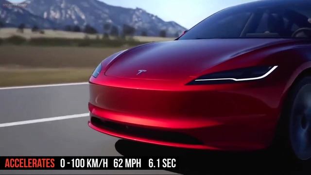 2024 Tesla Model 3 Updated/More range 421-Mile/New look