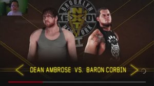 Dean Ambrose vs Baron Corban Wwe 2k18