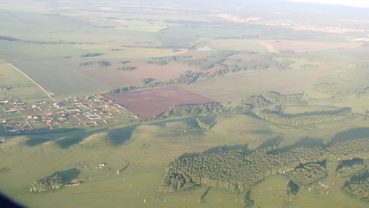 Посадка в Красноярске. Рейс Санкт Петербург Красноярск. 25 июня 2018г.