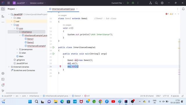 //1. JAVA Inheritance Introduction | JAVA Tutorial | Silan Software | pythontpoint.org