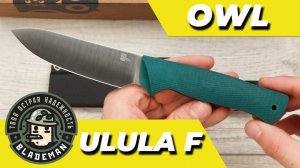 Нож OWL Ulula F, VANAX Cryo, Micarta Emerald, Kydex, OWL-1382113031