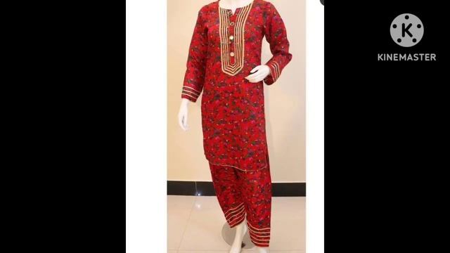 All over print fabric shalwar kmeez dress design// casual shalwar kmeez dress design ideas смотреть онлайн