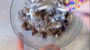 Классический грибной жульен в трубочках из слоёного теста!