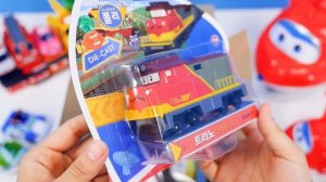 Car toys Robocar Poli Big Box with Superwings unboxing toys | MariAndKids Toys