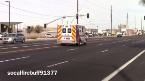 AMR Ambulance 203 responding