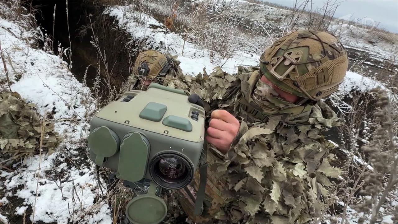 Разведчики группировки войск "Днепр" оборудовали наблюдательный пост в окрестностях Вербового