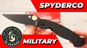 Нож Spyderco Military, CPM S30V, G10 Black