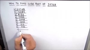 How to Find Cube Root of 32768 / 32768 cube root by prime factorization / Prime Factors of 32768