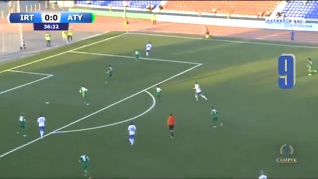 Контроль мяча Иртыша против Атырау смотреть онлайн