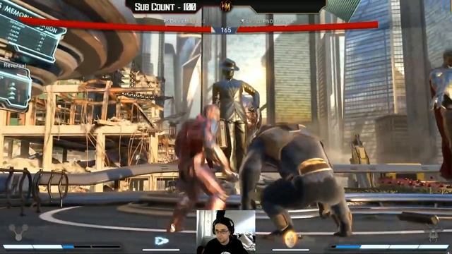 Injustice 2 - Ketchup (Brainiac) vs OmegaK (Gorilla Grodd) - Online Casuals смотреть онлайн