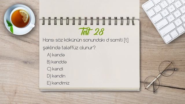 Fonetika, samitlər və onların növləri | Toplu II bölmə | Test #28 (#dim 2019, #Azərbaycan dili) смотреть онлайн
