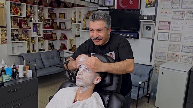 ASMR BARBER BLISS: HEAD, EAR, FACE MASSAGE AND CARE & ZAZA MACHINE SHAVE @asmrundercutbs смотреть онлайн