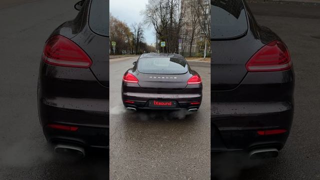 Звук активного выхлопа iXsound на Porsche Panamera