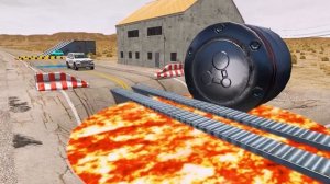 КРАШ ТЕСТ! BeamNG.drive  - машины врезаются на скорости! КрашТест на дороге! Машины и Грузовики!