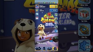 озорная новогоднюю обнову в subway surf