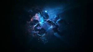 Галактика Космос | Dark Blue Galaxy Constellation - Живые Обои