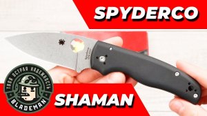Нож Spyderco Shaman, CPM S30V, G-10 Black