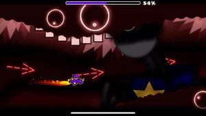 My first Boss (Clown Level) (Demon) Geometry Dash Craziness
