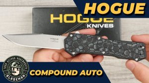 Нож Hogue Compound Auto, CPM-S30V, G-Mascus Black, 34039