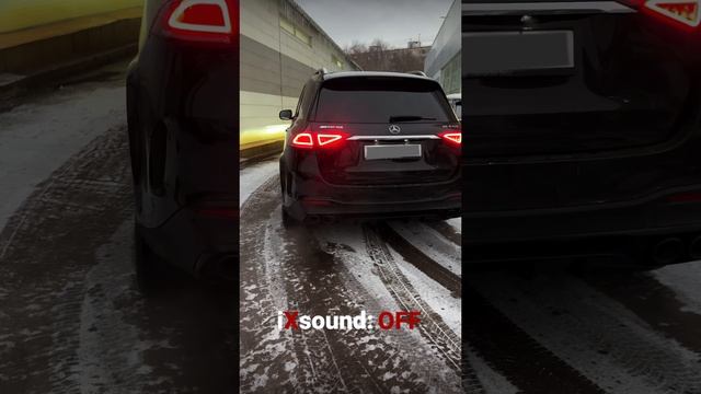 Звук активного выхлопа iXsound на Mercedes GLE