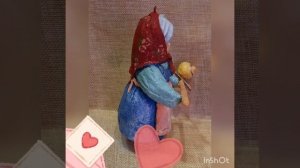 Ёлочная игрушка из ваты