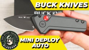 Нож Buck Mini Deploy Auto, 154CM, Aluminum Gray, 0839GYS1-B