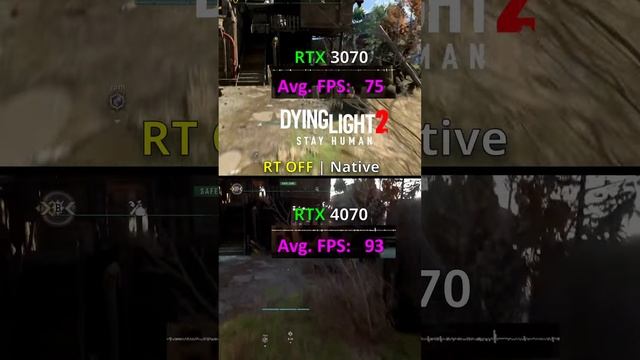 RTX 3070 vs RTX 4070 1440p Native vs DLSS 3 RT ON vs OFF #rtx3070 #rtx4070 #pcgaming