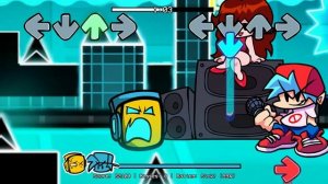 Friday Night Funkin' - Geometry Night Dashing FULL WEEK - Geometry Dash [FNF MODS/Demo]