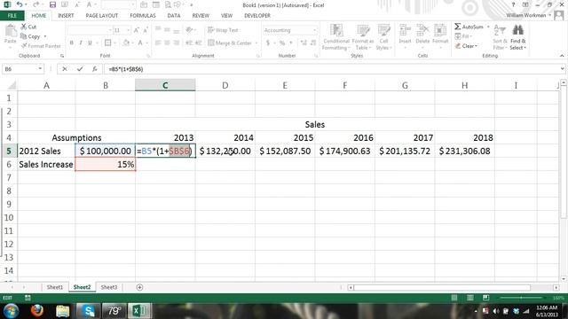 Excel Formulas & Functions Tutorial #2 Microsoft Excel Basics Excel 2016 Excel 2013