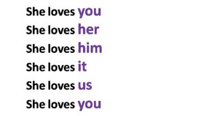 Object Pronouns Song