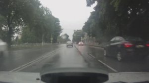 Поездка по вечернему Майкопу от центра до Западного жилого района и обратно.