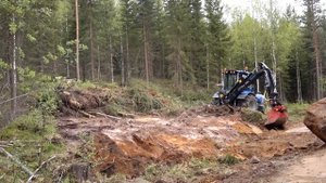 Schaktteknik i Sälen AB Huddig 1260b avtäckning
