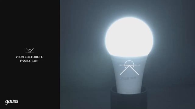 Лампы светодиодные Gauss Elementary А60 и А67 смотреть онлайн