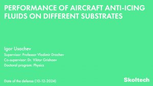 PhD Thesis Defense. Igor Usachev