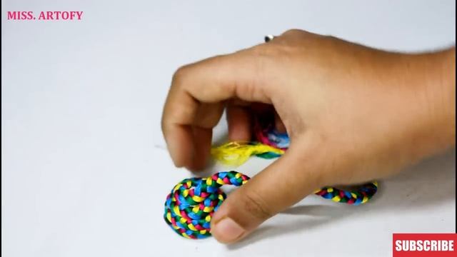 How to make Braided jhumka of 4 Colours|| By MISS. ARTOFY смотреть онлайн