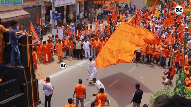 Biggest Hindu Flag in Hanuman Jayanthi Rally in Hyderabad 2022 | BajrangDal Hanuman Shobhayatra