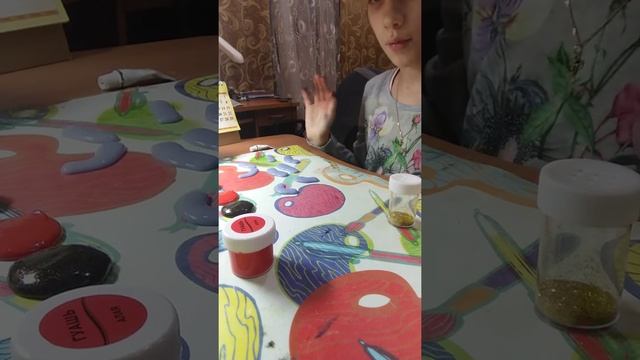 Шок!!! Лизуны для художника!!!                          Как сделать палитру со слаймами??!?!?! DIY