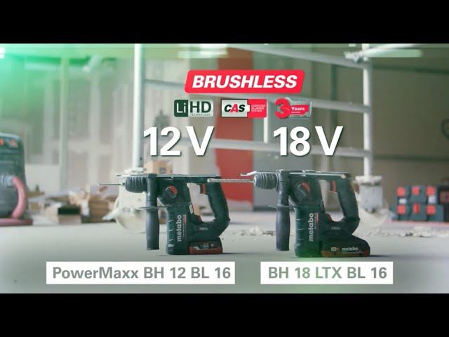 BH 18 LTX BL 16 POWERMAXX BH 12 BL 16 КОМПАКТНЫЕ АККУМУЛЯТОРНЫЕ ПЕРФОРАТОРЫ смотреть онлайн