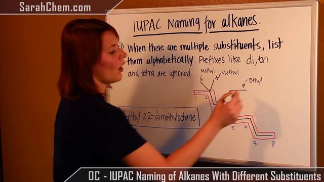 IUPAC Naming of Alkanes With Different Substituents смотреть онлайн
