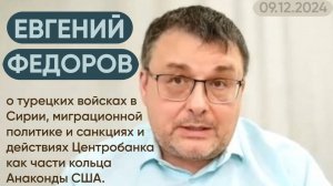 Евгений Федоров о турецких войсках в Сирии, Асаде и теме мигрaнтов