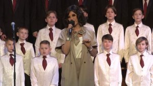 Хору "Молодость" 45 лет. Открытие конценрта. Ирина Текслер