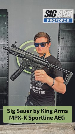 Страйкбольный пистолет-пулемёт (SIG AIR) Sig Sauer MPX-K Sportline AEG (by King Arms)