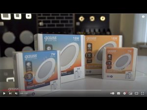Обзор даунлайтов Smart Light Умные встраиваемые светильники Gauss