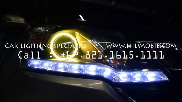 Custom Headlamp Honda All New Crv + RGB + Sequential Lexus Style by Hid Mobil Morimoto (part 2) смотреть онлайн