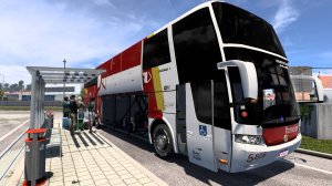 134  / ETS 2 1.53 / Карта Южной Америки «EAA» / Busscar Jumbuss 400P