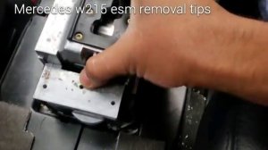 Mercedes stuck in park - shifter removal tips w215 w220